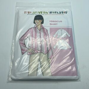 Hibiscus Shirt Sewing Pattern MSRP $21 from thesewingworkshop.com